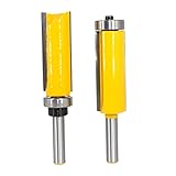 SLOYCA 1pc 8mm Flush Trim Muster Router Bit Top & amp;Bottom Bearing Bits Fräser for Holz Holzbearbeitungsschneider MC02214 (Size : 2pcs Set)