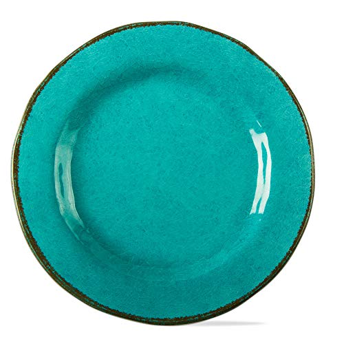 Tag - Veranda Melamine Salad Plate, Durable, Bpa-Free And Great For Outdoor Or Casual Meals, Ocean Blue (Set Of 4) #TOP1