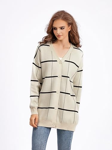 Image of JASCLS Women's Trendy Summer Long Sleeve Open Front Sweater Cardigans for Women