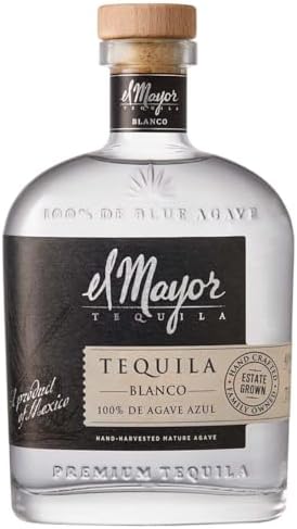 El Mayor Blanco Tequila 100% Blue Weber Agave, Crafted by 4th Generation Distillers, perfectly balanced for sipping, in margaritas or palomas, ABV 40% | 700 ml
