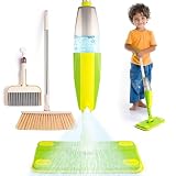 Kinder Montessori Putzset - Kinder Wischmopp und Besen zum Richtigen Putzen