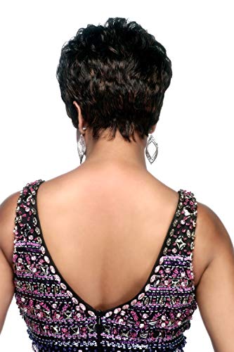 Vivica A. Fox Cabelo humano premium H205-V, peruca PS Cap na cor 2