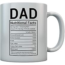Tstars Dad Mug Gifts for Papa from Daughter Son Fathers Day Funny Coffee Mugs For Dads 15 Oz. White