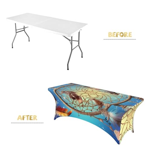 Nappe élasthanne extensible et infroissable pour table de buffet - 4