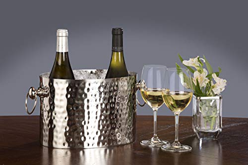 Chic Chill Handcrafted Artisan 2 Bottle Champagne And Wine Chiller (Stainless Steel) #TOP7