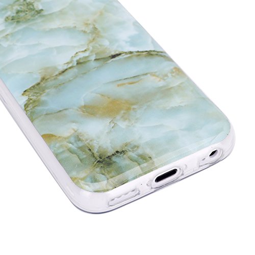 Iphone 5C Case, Phezen Imd Green Marble Pattern Imd Design Cute Creative Anti-Scratch Bumper Ultra Slim Tpu Soft Case Rubber Silicone Skin Cover For Iphone 5C #TOP4