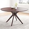 Amazon.com - Soohow 47.2" Solid Wood Round Dining Kitchen Table for 4-6 ...
