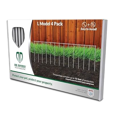 Dig Defence Large Animal Barrier, 10" L X 32" W, Pack of 4, 4 CT