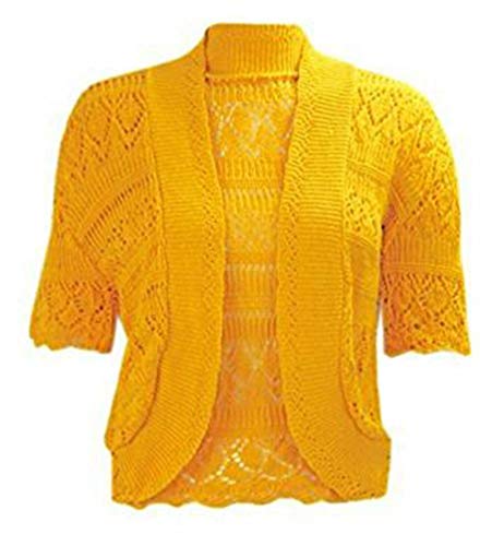 Torera para mujer amarillo mostaza ideal para bodas eventos y paseos urbanos