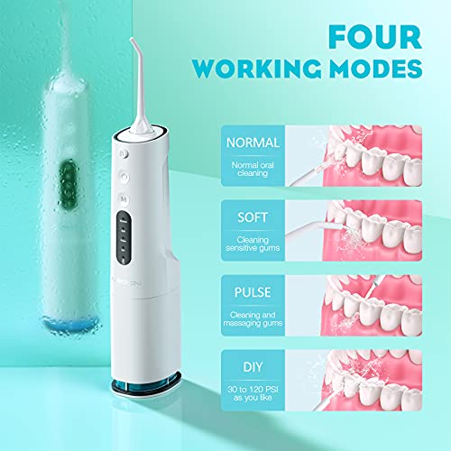 image for Gifeel Water Flosser for Teeth, 360ML Portable Dental Oral Irrigator f