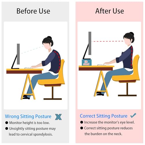 Support moniteur double écran et rehausseur ordinateur portable d'angle - 7