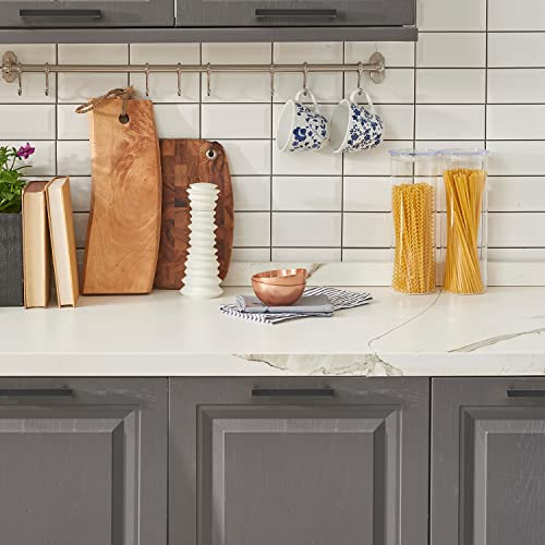 Home Expert Black Cabinet Pulls Kitchen Cabinet Handles Black Drawer Pulls Stainless Steel Sqaure Drawer Handles (5 Inch Hole Center, 25 Pack) by Home Expert - Image 5