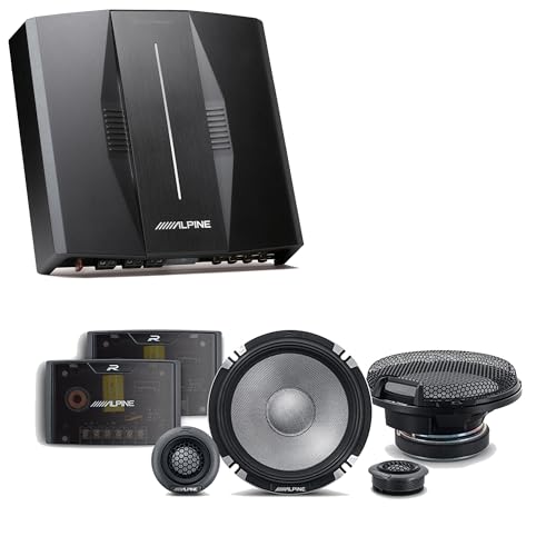 Image of Alpine PXE-C80-88 OPTIM8 8-Channel Hi-Res Digital Sound Processor Amplifier w/ R2-S652 Bundle