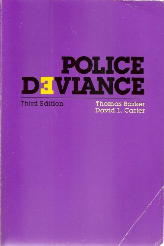 Police Deviance 0870847147 Book Cover