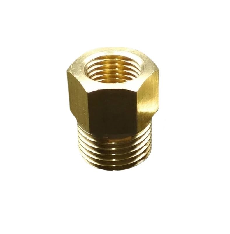Coupleur de tuyauterie en laiton pour adapter un filetage M14 vers du M16