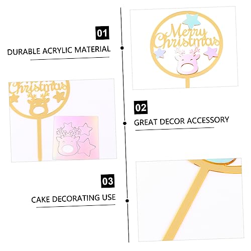 Abaodam 15 Peças Toppers De Cupcake De Alce Preto Decoração Preta Decorações De Cupcake Decorações D