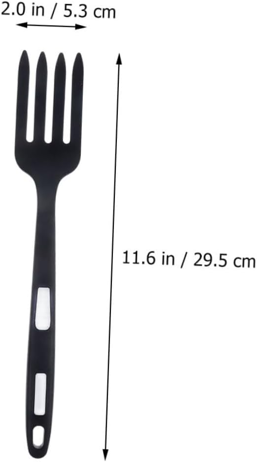 Zerodeko 2pcs Silicone Cooking Fork Flexible and - Utensils for Mixing and Serving Pasta Reusable Washable Forks for Home and Restaurant Use