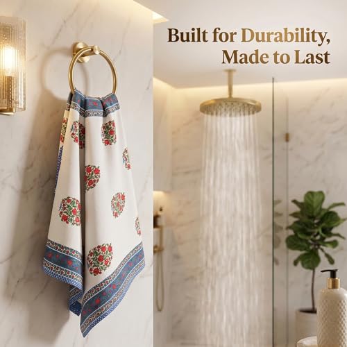 Image of Mafatlal Madhuban Bath Towel Combo Pack of 2 | 147x76 cm | 250 GSM Lightweight, Soft & Super Absorbent Towels | Ultramarine & Aqua Wash