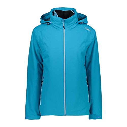 CMP Giacca 3 in 1 Donna, Zaffiro, Taglia 44