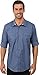 Calvin Klein Men's End On End Dobby Grid Woven Shirt