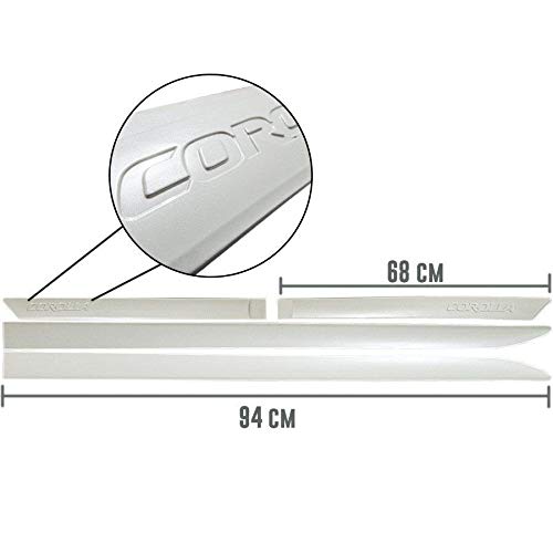 Friso Lateral na Cor Original Toyota Corolla 2015 16 17 18 19 Grafia em Baixo Relevo