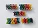Produktbild Nudel Haarclips 5er Set - bunte Nudelhaarklammer, Pasta Haarschmuck, Haarspangen, Karneval Schmuck
