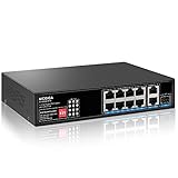 Conmutador VLAN, los puertos PoE estarán aislados respectivamente, pero pueden comunicarse con el puerto de enlace ascendente, mejor ancho de banda de red, 300m de distancia extendida y mayor seguridad. Ideal para la cámara IP PoE, EAP, punto de acceso, teléfono IP y otros dispositivos PD.