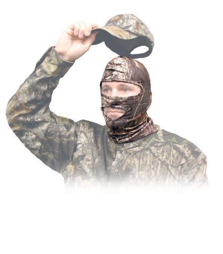 Primos Stretch-Fit Full-Hood Face Mask in Mossy Oak New Break-Up pattern
