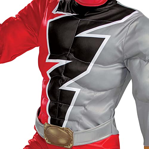Disfraz Completo Red Ranger Dino Fury para Niños miniatura 3