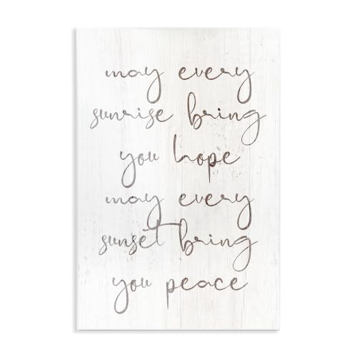 'Sunrise Bring You Hope Uplifting Phrase'| Wall Plaque Art