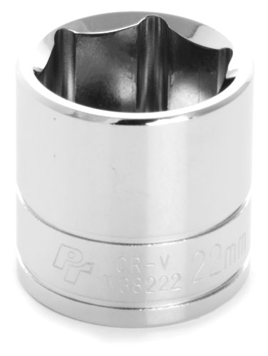 Performance Tool W38222 6-Point Socket, 3/8" Drive, 22Mm #TOP1
