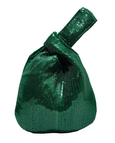 Image of Signature Potli Bag for Women - Sequin Knot Detail | Wedding & Cocktail Festive Statement Ethnic Handbag