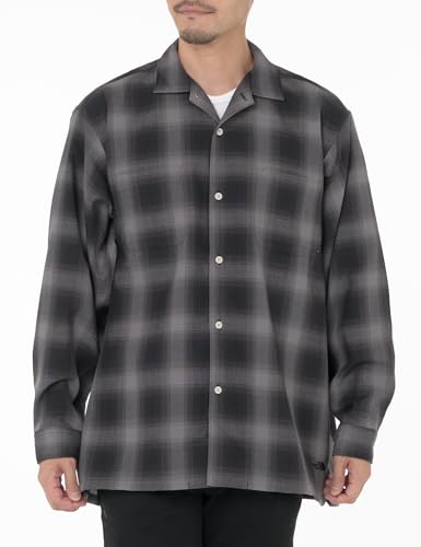 THE NORTH FACE(ザノースフェイス) 長袖 シャツ L/S Wooly Check Shirt ブラックオンブレーチェック XL