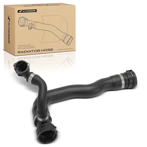 A-Premium Upper Radiator Coolant Hose Compatible with BMW 530i 2004-2005 3.0L, 525i 2004-2005 2.5L by A-Premium - Used condition - US$27.43