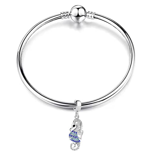 Dije de tortuga marina compatible con Pandora LSxAB abalorio de cobre temático océano y playa 3