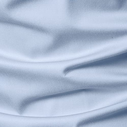 Manwan walk Men's Slim Fit Business Casual Cotton Long Sleeves Solid Button Down Dress Shirts4