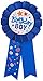 Birthday Boy Blue Fabric Award Badge - 7