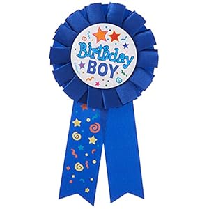 Unique Party 90601 – Verjaardag Jongen Rozet