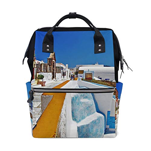 Borsa Mummia Zaino Amazing Grecia Santorini Caldera Paesaggio Scuola