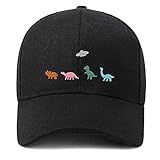 SHITOUPU Cartoon Dinosaur Baseball Cap,Unisex Dad Cap,Adult Athleisure Cap Adjustable