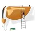 Trousse de toilette portable avec fermeture éclair pour femme - Rangement pratique pour cosmétiques - Peinture échelle