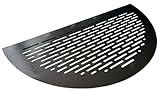 Half Moon Fire Pit Cooking Grill, 60cm or 80cm, 2mm Mild Steel, Semi-Circular BBQ Grate (62cm x 31cm (To fit 60cm fire pit))