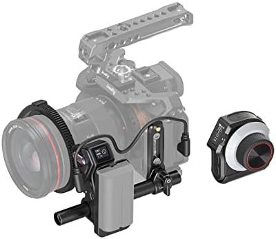 SMALLRIG MagicFIZ Bezprzewodowy Zestaw Podstawowy Follow Focus z Kontrolerem PokręTłA i Silnikiem Odbiornika, Pilot Zdalnego Sterowania OstrośCią 100m, do Lustrzanek Lustrzanych i Cine - 3781