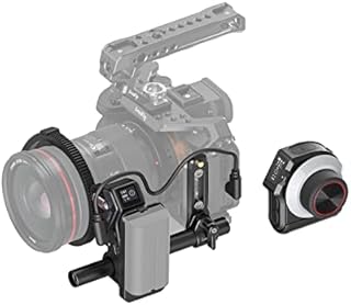 SMALLRIG MagicFIZ Bezprzewodowy Zestaw Podstawowy Follow Focus z Kontrolerem PokręTłA i Silnikiem Odbiornika, Pilot Zdalnego Sterowania OstrośCią 100m, do Lustrzanek Lustrzanych i Cine - 3781