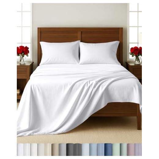 California Design Den 500 Thread Count Cotton Sheets King, Cooling 4-Pc Deep Pocket Bed Sheets Set, Soft & Breathable 100% Cotton Sateen Hotel Quality Luxury High Thread Count Sheets, White Sheets
