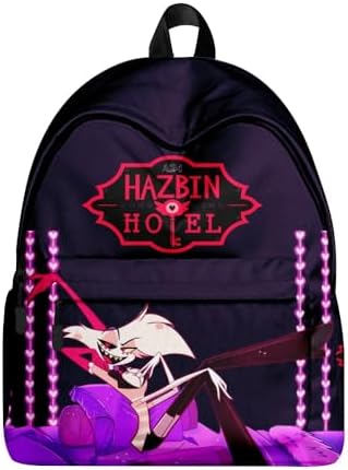 Zhongkaihua Hazbin Laptop Hotel Backpack Hazbin Hotel Alastor