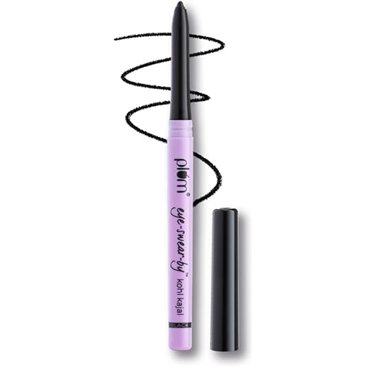 Plum Eye-Swear-By Kajal Deep Black 0.35g