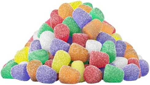 Spice Drops Candy by Cambie | 2 lbs of Assorted Flavors Gumdrop Jellies | Bulk Spice Drops Gummy Candy Packaged Fresh in a Resealable Pouch (2 lb)