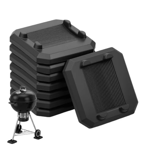 Base niveladora para parrilla exterior: kit de 8 piezas ligeras para camping 2