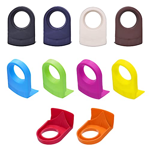 KRISMYA 10 Stück ABS Getränke-Clips Bier Cocktail Snap Flasche Schnalle Bierhalter Cover